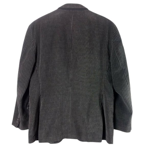 J Ferrar Mens Corduroy Sports Coat Blazer Brown 42S Inner Pockets Ribbed Lined - Picture 3 of 7